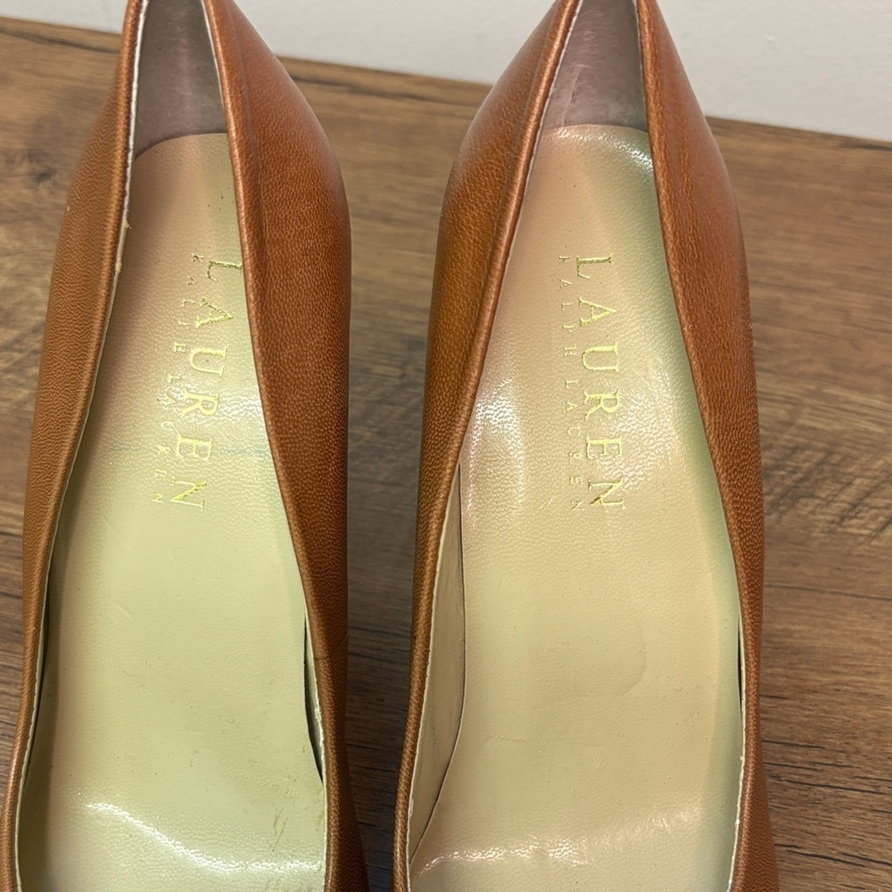 Vintage Lauren by Ralph Lauren Women's Tan Pumps - Picture 6 of 7